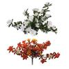 Yousheng 1/2Pcs Artificial Azalea Flower Realistic UV Resistant Fake Plastic Flower Home Table Centerpiece Indoor Outdoor Faux Bloom Decoration