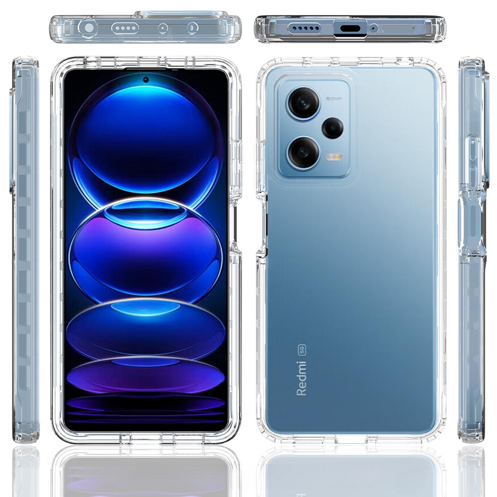 360 Degree Full Coverage Case for Xiaomi Redmi Note 13 5G 13C Note 12 Pro Poco X5 Pro 5G Funda Capa Transparent Shockproof Phone Cover With Front Film