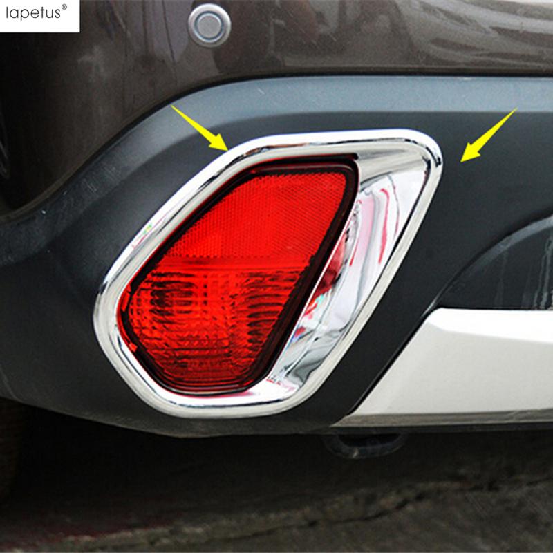 Chrome Accessories For Mitsubishi Outlander 2014 -  Front Rear Fog Light Ring Head Lamp Eyelid Eyebrow Molding Cover Trim