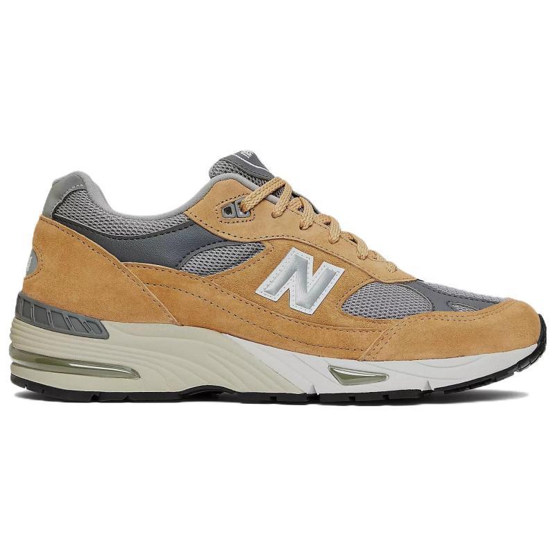 New Balance 991 MiUK Tan Grey Dark Grey Sneakers M991TGG