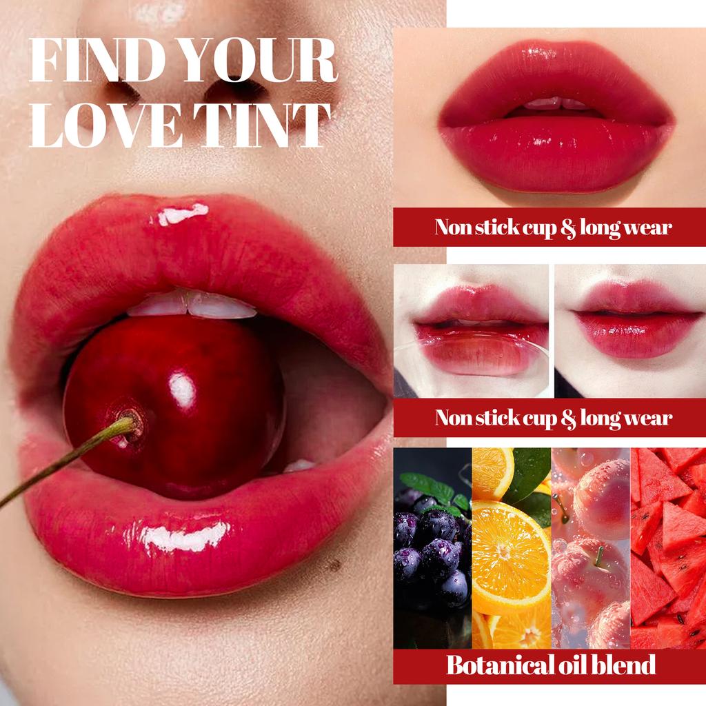 6-color Lip Gloss Long-lasting Natural Non-stick Cup Lipsticks Lip Tint Lip Makeup