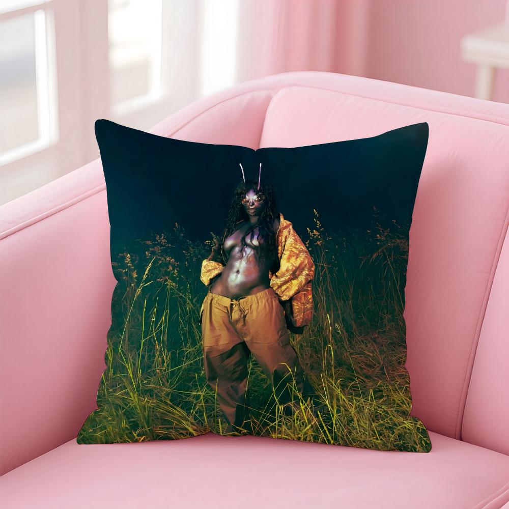 

S-SZA Singer Hot Cushion Cover Comfortable Reversible Pillow Cover Ideal For Car Sofa Bedroom & Beyond 30cmx30cm