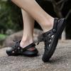 Men Summer Anti-slip Soft EVA Slippers Male Outdoor Hole Garden Sandals Casual Breathable Comfortable Flat Indoor Shoes