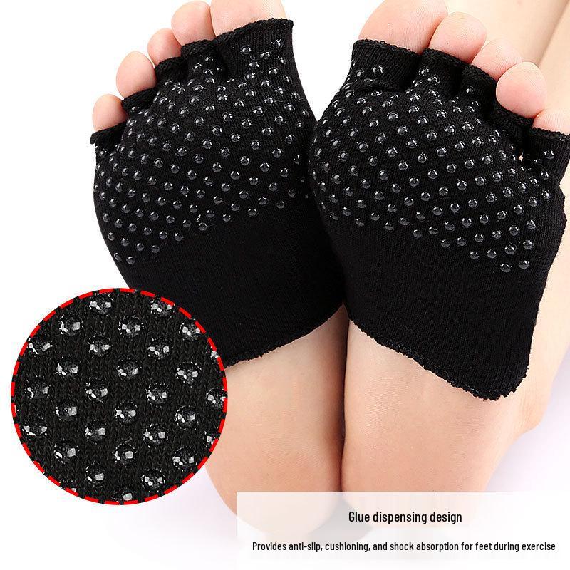 Rutschfeste Zehentrennsocken mit unsichtbarem Zehendesign für High Heels