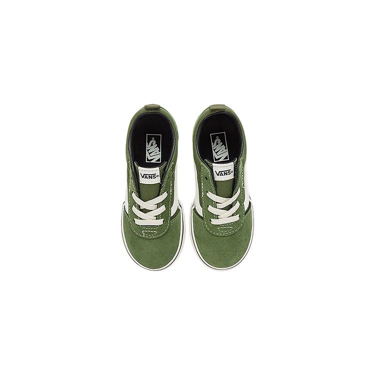 Vans Ward Slip-On Bequem Vielseitig Niedrige Schnürschuhe Laufschuhe Babyschuhe Grün VN0A3QU1E02
