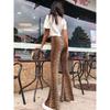 Fashion Leopard Horn Casual Trousers Sweatpants