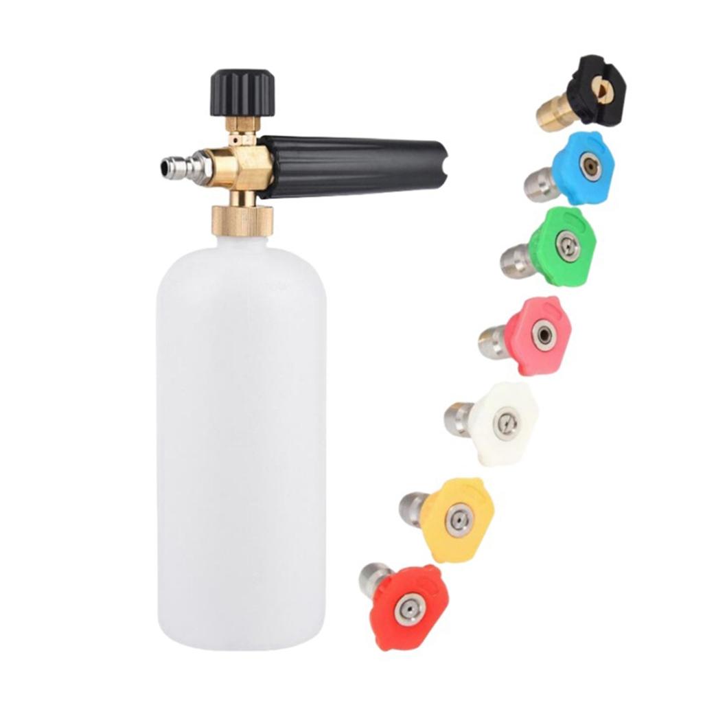 2026+ High Pressure Washer Tool, Car Washer Tool with 7 Nozzles Car Washing and Garden Cleaning Plant Watering Tools