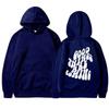 GOOD THINGS ARE COMING Women's Velvet Hoodie Solid Color Letter Printed Kangaroo Pocket Drawstring Printed Hoodie