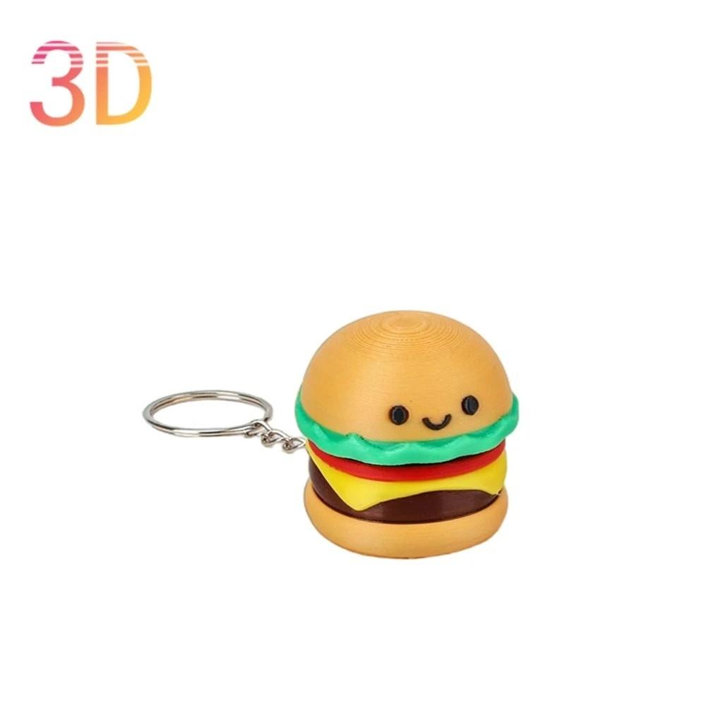 Portable Click Press Toy 3D Printing Keychain Pendant Fun Cartoon Decor  Busy Work