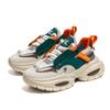 Chunky Sneaker Men Designer Distressed Sport Shoe Fashion Casual Leather Mesh Breathable Height Increased Platform Running Shoes
