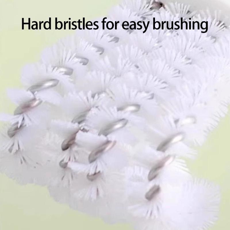 Bird Cage Bath Cleaning Brush Bird Droppings Remover Scrubber Tool Removes Stain From Stone Tires Plastic Handle