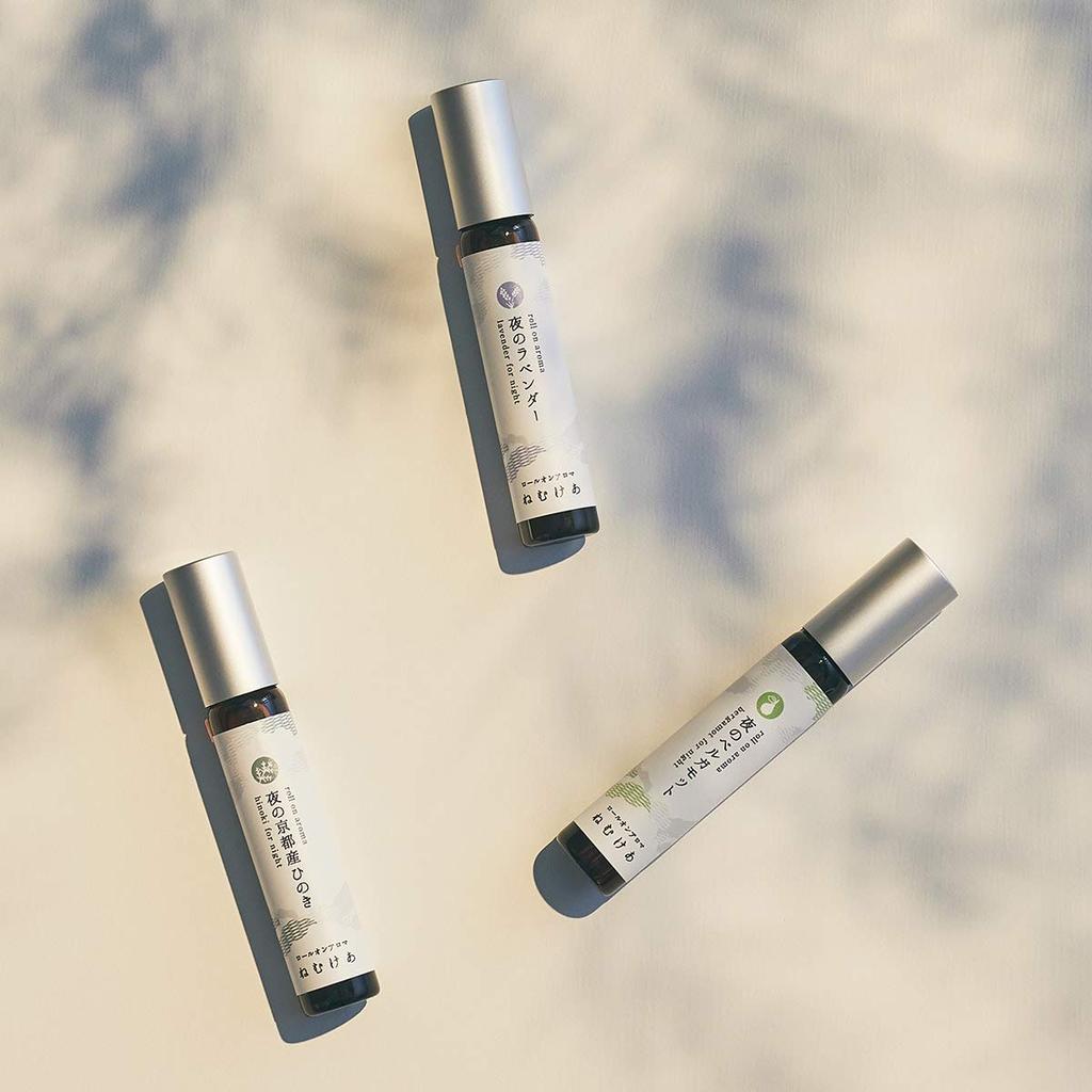 Ichida Shoten Aroma Nemukea Night Lavender 7mL Natural Aroma To Help You Relax Ingredients Roll-on 100% Plant-derived