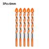 Premium Carbide Triangle Drill Bits for Glass Tile and Ceramic Set of 5