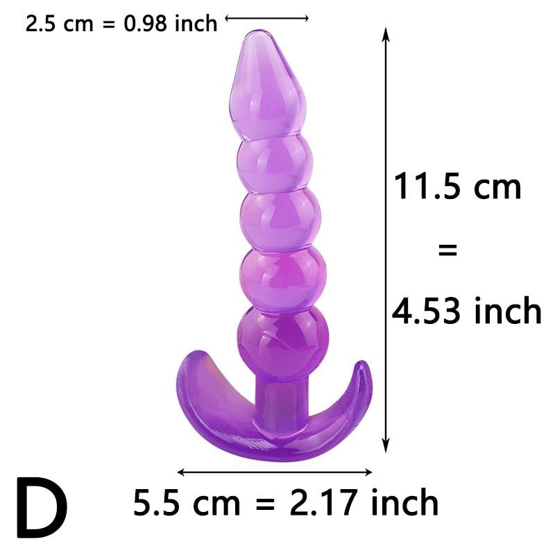 Soft Silicone Anal Plugs Prostate Massager Butt Plug Beads G-spot Erotic Sex Toys Anus Trainner Mini Dildo Erotic Gay