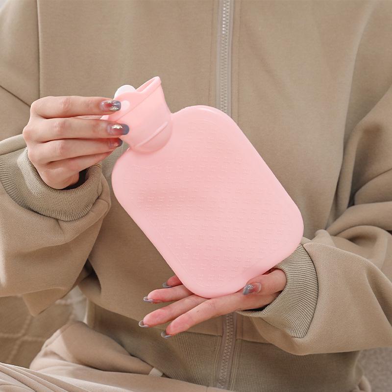 

Large Thickened PVC Hot Water Bottle - Explosion-Proof Warm Belly Hand Warmer Bag