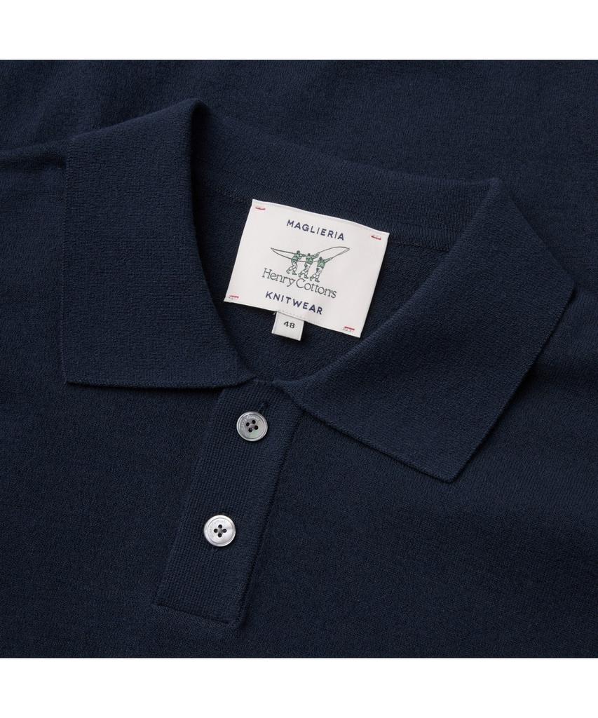 Henlikoteun Polo Collar Knit Ahwas26601Nyx