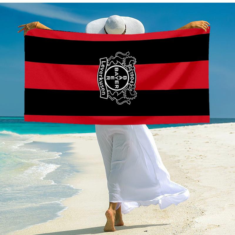 Ultra-Soft Beach Towel with Bayer Leverkusen Theme,Ideal for Pool - Camping, Diving - Perfect Travel Essential, Vibrant Beach Towel.
