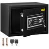 VEVOR Safe Box, 0.0227 M³ Money Safe with Fingerprint Lock and Digital Keypad Lock, Fireproof Home Safe with 2 Keys