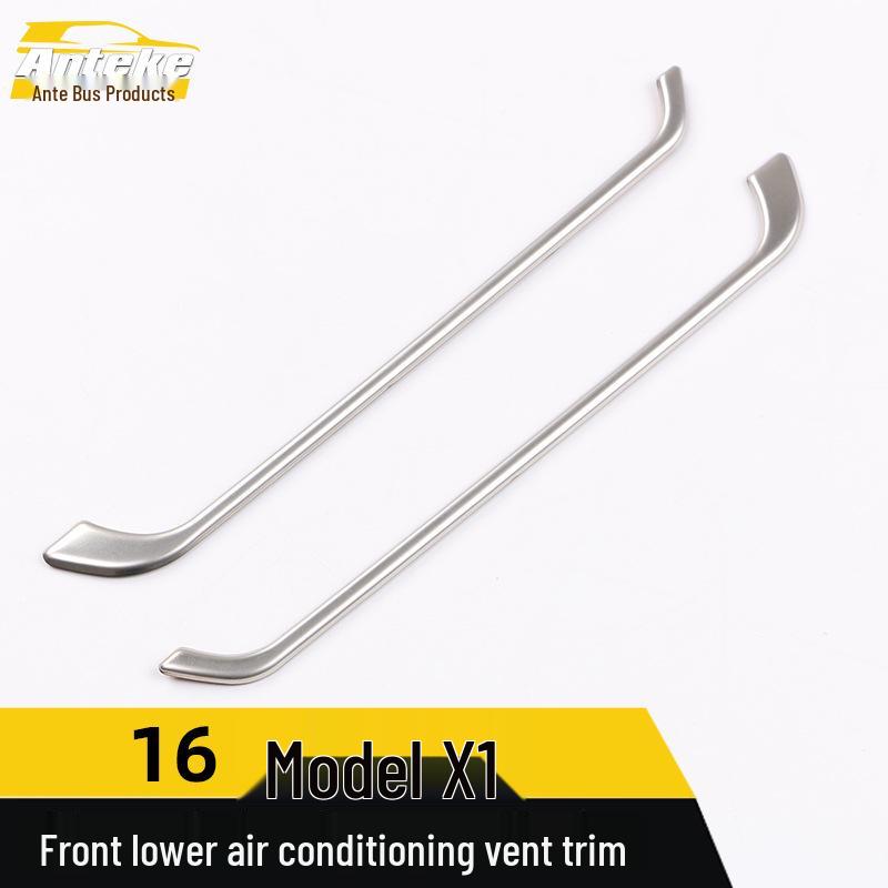 16 X1 Front Lower Air Vent Trim & Center Console Dashboard Sequin Sticker