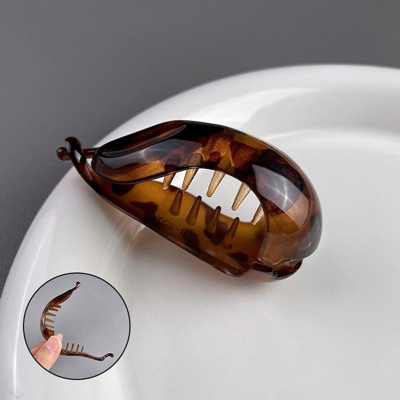 Acetate Banana Clip Twist Clip Korean New Ponytail Clip Simple Large Non-slip Hairpin Headwear Girls Women Hair Accessories