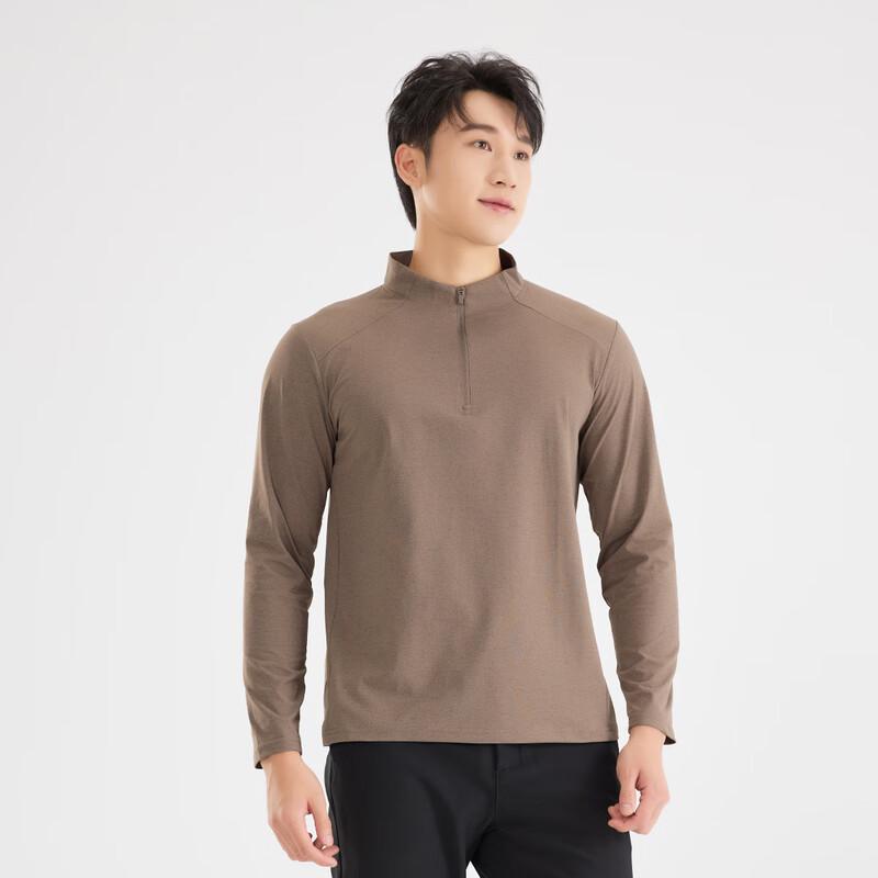 Vepeal Couple's Fashion Stand-Collar Long-Sleeve T-Shirt