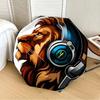 1pc DJ Lion Automatic Folding Umbrella - Compact 8-Rib Design,Perfect Gift for Friends & Family Yy250926018