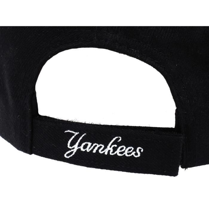 Cap - 47 Brand - New York Yankees - Black - Adjustable - Embroidered Logo