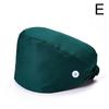 1PC High Quality Nurse Hat Head Protection Work Hat Solid Color With Button Adjustable