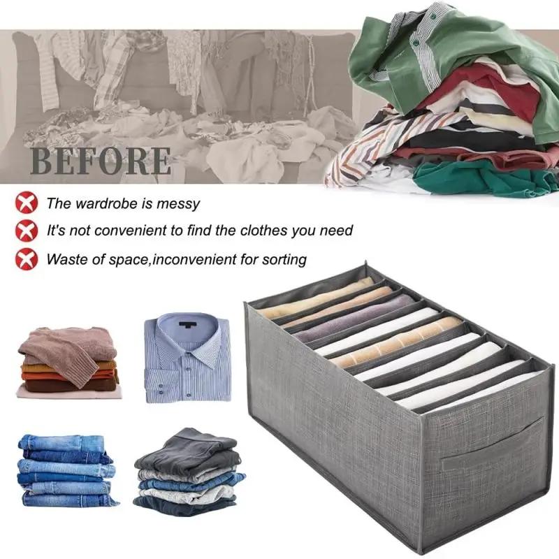 Underwear Organization Organizer for Closet Clothes Organizer Pants Sweater Storage Cabinets Drawers Organizer Jeans Box
