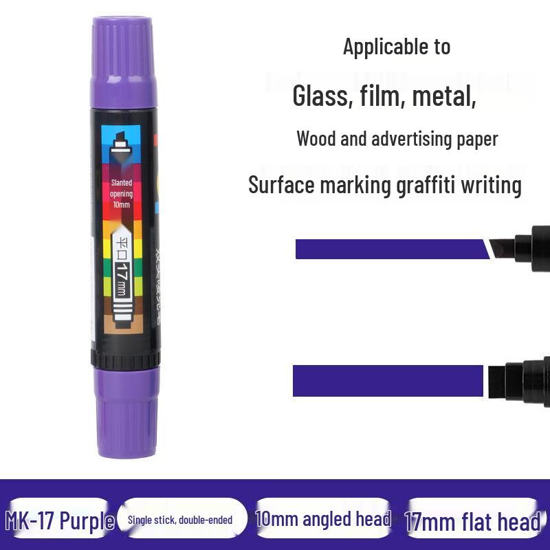 Feiluo Lang POP Double-headed Refillable Marker Pen for Posters and Advertising