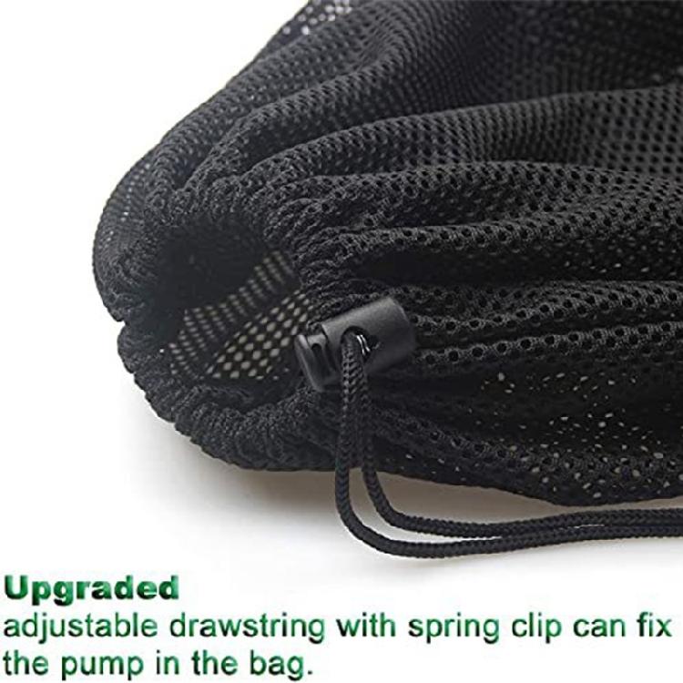 Easy To Use Drawstring Meshes Bag Fish Pond Filter Bag for Pond and Pool Pumps for Pond Pumps Resists Tearing and Clogging