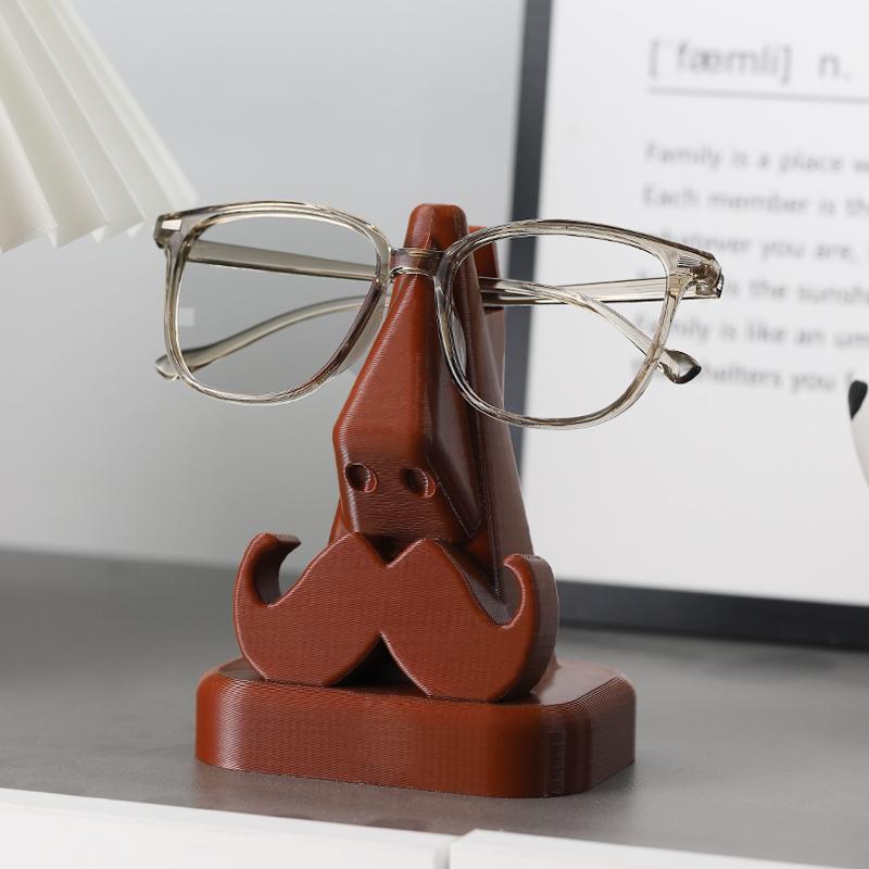Creative Beard Glasses Holder Office Desk Glasses Stand Sunglasses Storage Rack Home Bedroom Decoration Ornament Gift