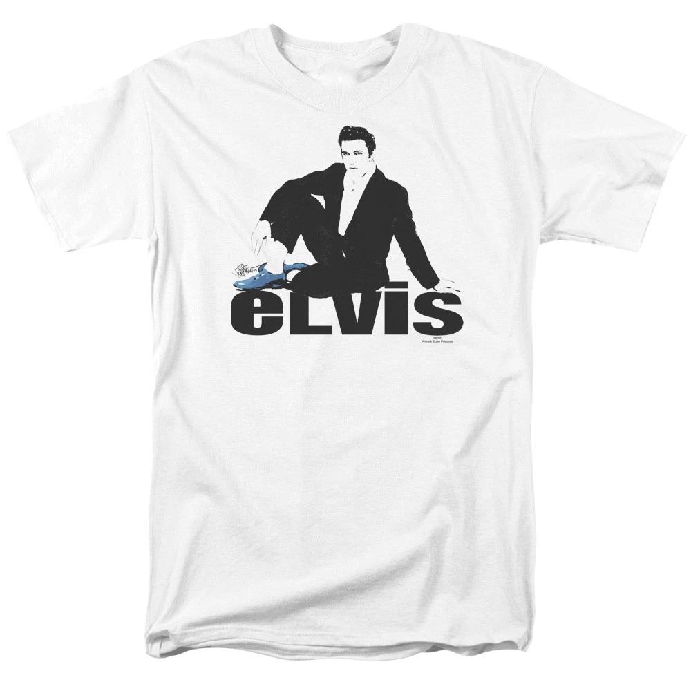 Elvis Presley - Blue Suede - Unisex Short Sleeve Children s T-shirt - White 160