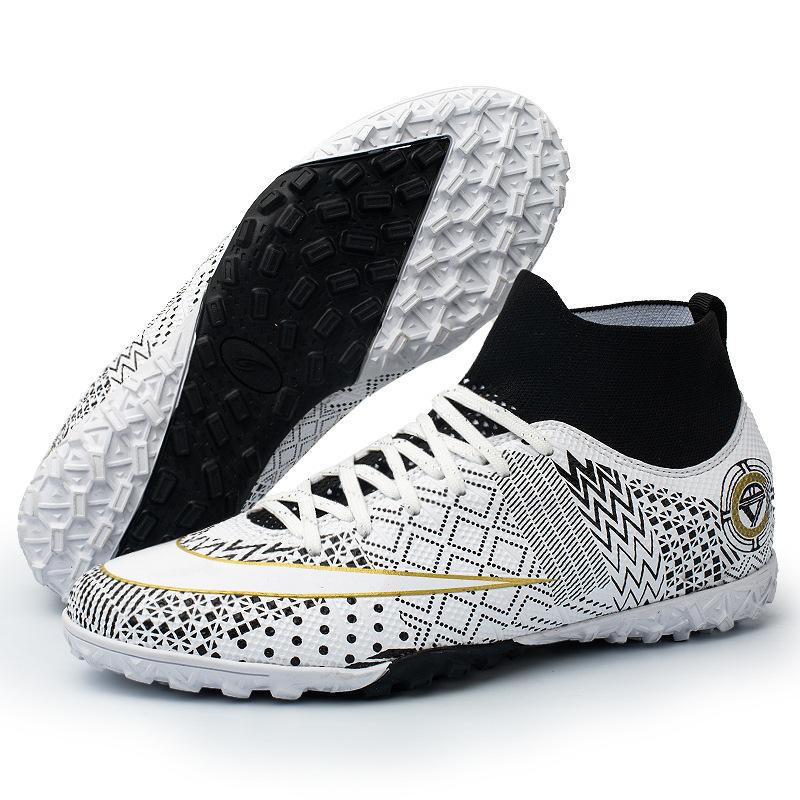 

New adult football shoes long nails TF broken nails student game training shoes high top football shoes sports shoes 35