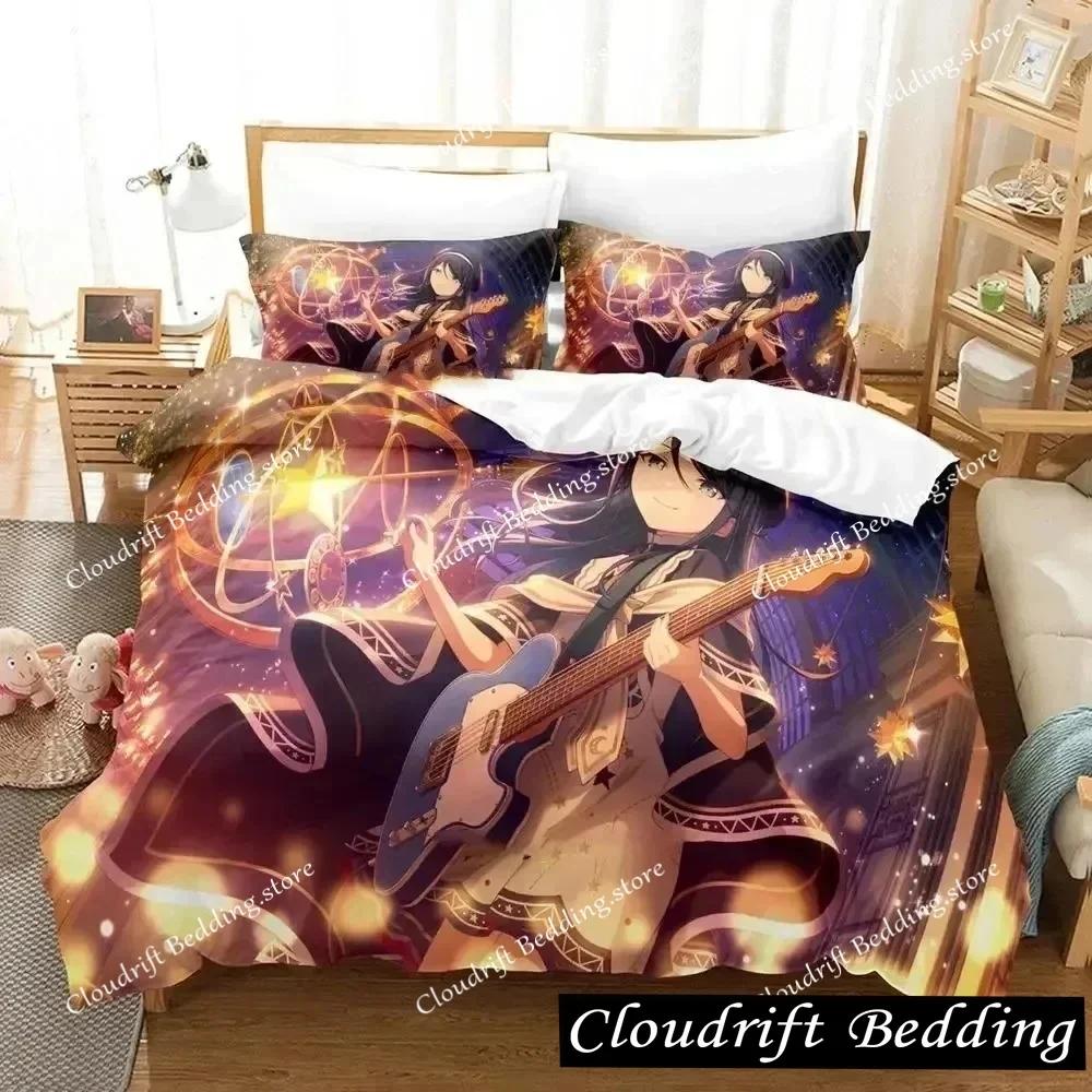 3D Anime Project SEKAI Hoshino Ichika Bedding Set Boys Girls Twin Queen Size Duvet Cover Pillowcase Bed Kids Adult Quilt Cover02