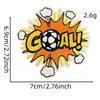 Colorful Cartoon Football Embroidery Iron-on Patch Badge for Clothing