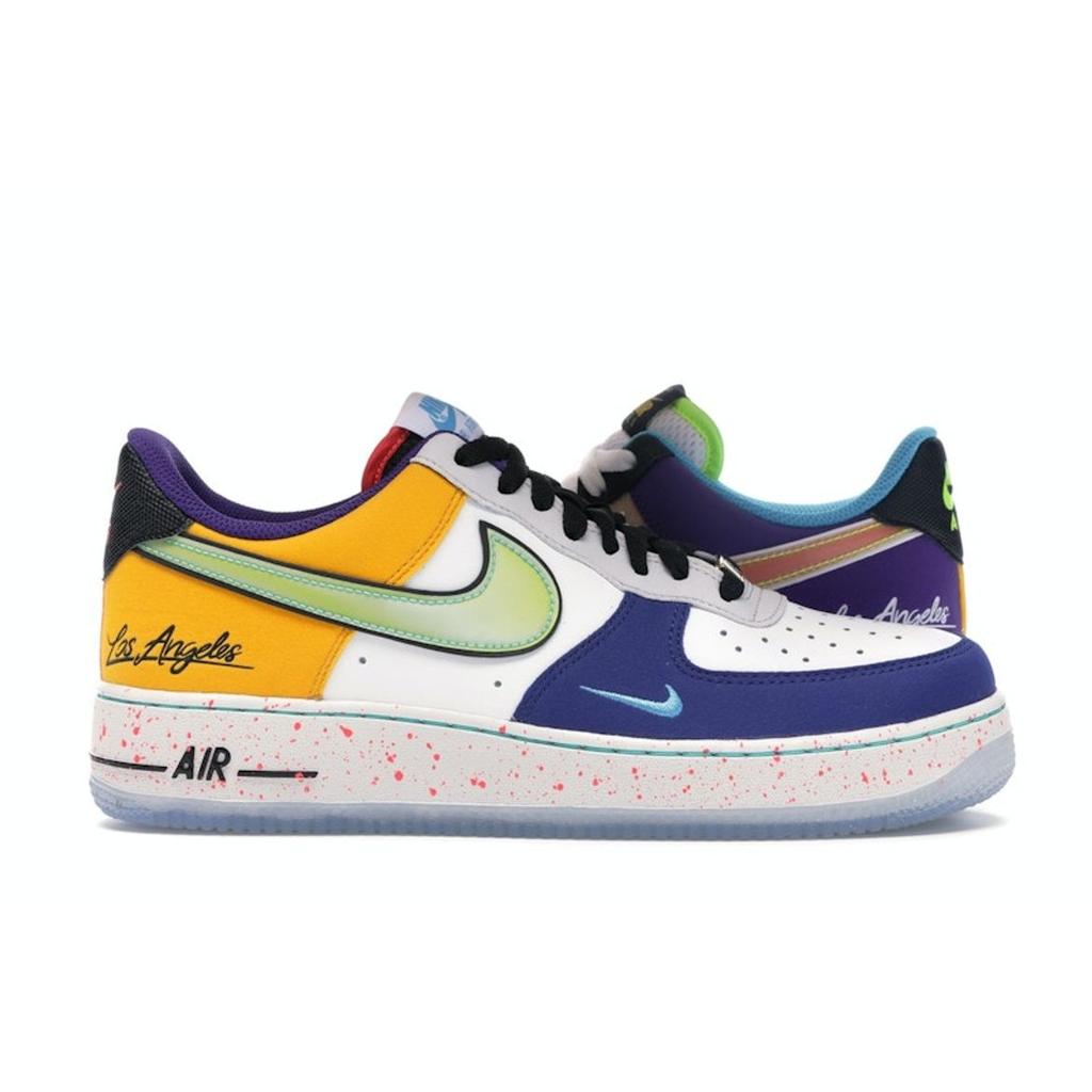 Nike Air Force 1 07 LV8 What The LA Men Tenisky Vícebarevná Bílá Černá CT1117-100