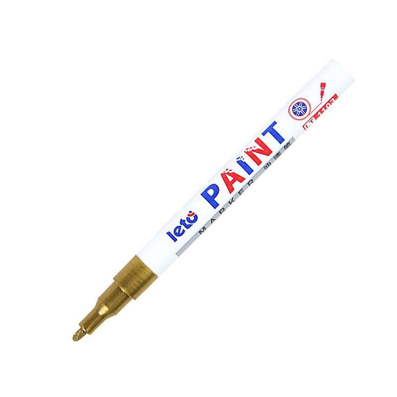 Non-Fading Oil-Based Waterproof Paint Pen for Graffiti, Tire, Glass & Rust-Proof Touch-Ups