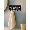 Puppy Key Holder Wall Hook & Metal Towel Rack, Scenery Holiday Decor