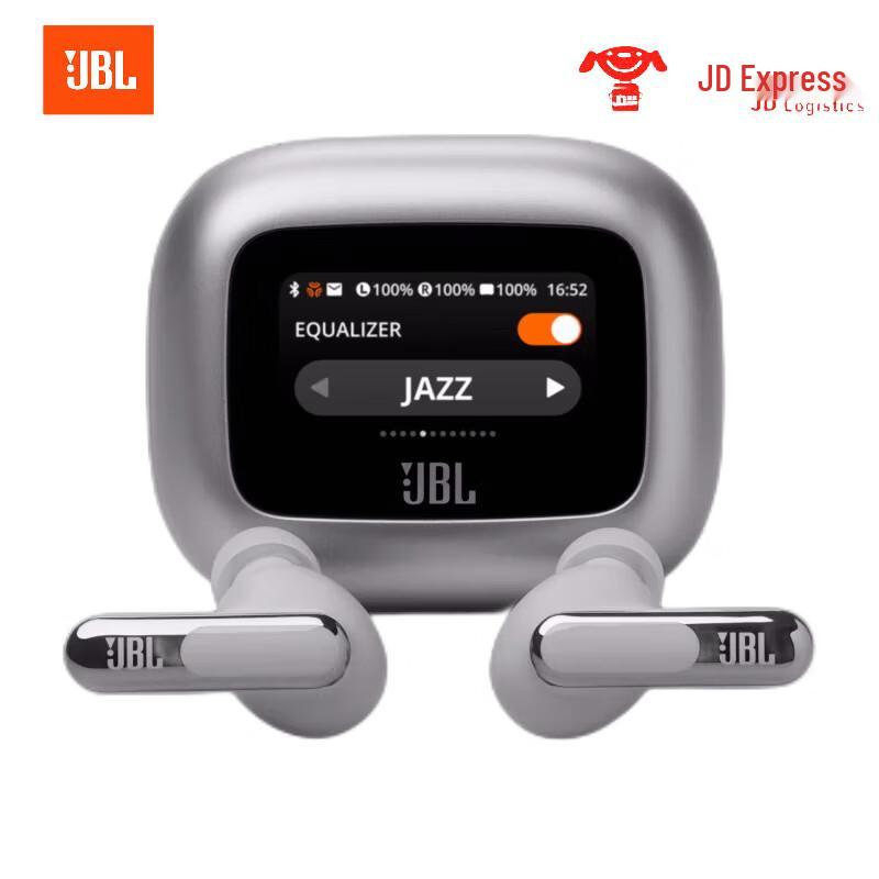 

JBL LIVE BEAM3 True Wireless Smart Noise-Cancelling Bluetooth Earbuds with Smart Touchscreen