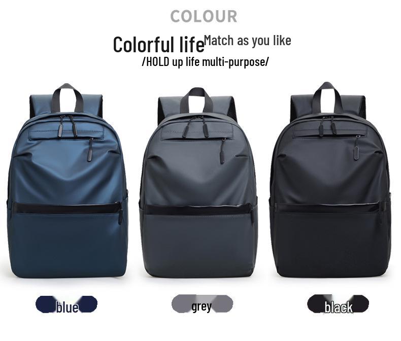 Men's Casual Waterproof Backpack - Large Capacity for College, Business & Outdoor Use