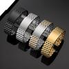 Premium Stainless Steel Watch Strap 20mm 22mm Universal Bracelet Metal Folding Buckle Business Replacement Wristband Accessories