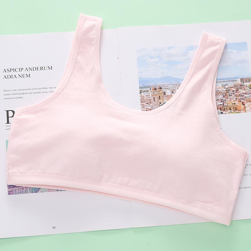 Cotton Underwear Student Bra Girls Vests Training Bra 8-16years