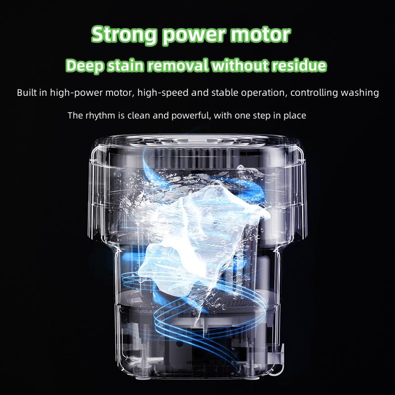 9L EU Handheld Washing Machine Foldable Large Capacity Clothes Spin Dryer Portable Outdoor Travel Household Washing Machine