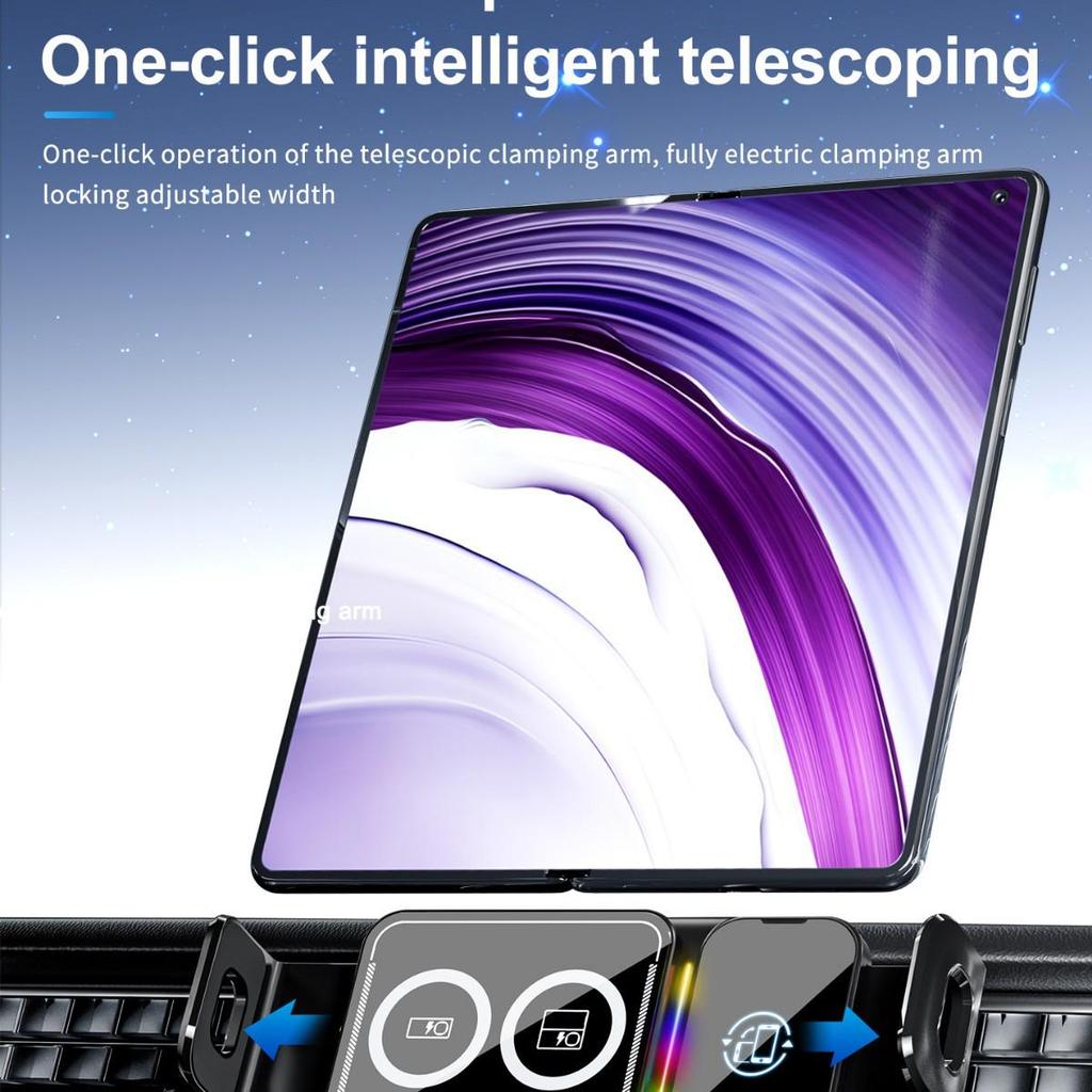 Foldable Car Phone Holder with Screen Bracket - 2026 Navigation Edition