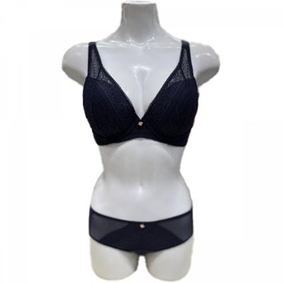 Lace Bra Hamline Panty Set Navy  Tewbr266tewbp266ny 