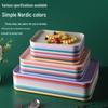 ZISIZ Nordic Plastic Serving Tray