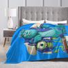 Monsters University Sully Mike Cartoon Fleece Blankets Monsters Inc Customized Throw Blanket for Home Hotel Sofa  Bedspreads,