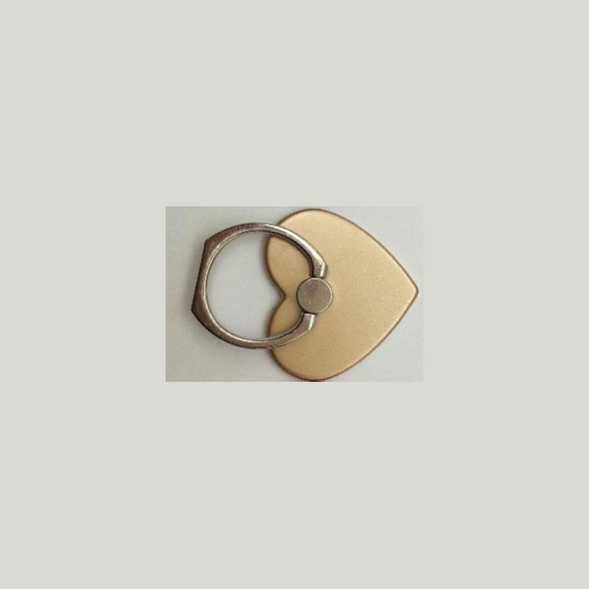 Heart Shape Ring Phone Holder With Metal Design For Universal Smartphones