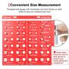 28 Thread Nut   Size Checker Aluminum Alloy Gauge for   and   Sizes Easy Size Identification Tool Practical Thread Gauge Identifier Gau